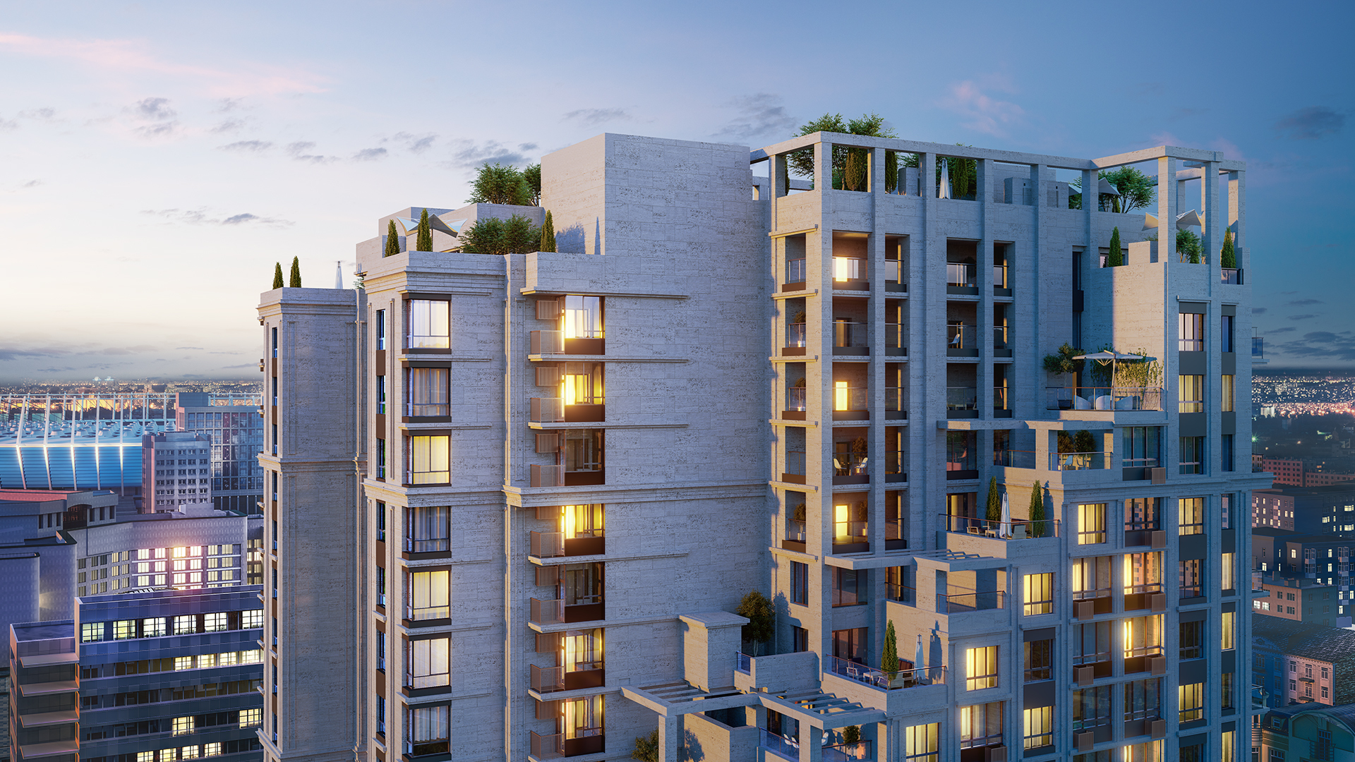 Жилой комплекс CRYSTAL RESIDENCE, застройщик Строй Сити Development Group