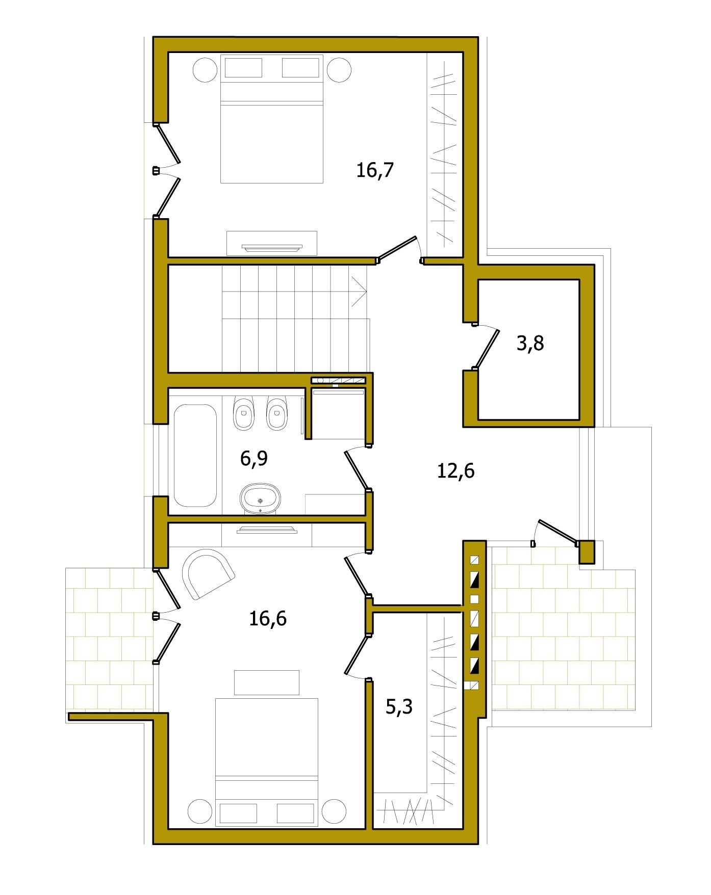 Таунхаус 131 м² в КГ на ул. Озерная, 34 от 52 863 грн/м², с. Сокольники