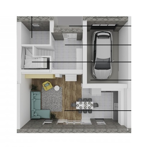 Таунхаус 165.3 м² в Таунхаусы Вдома от застройщика, с. Солонка