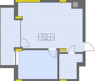 1-кімнатна 46.31 м² в ЖК Rubicon Premium від 30 000 грн/м², Львів