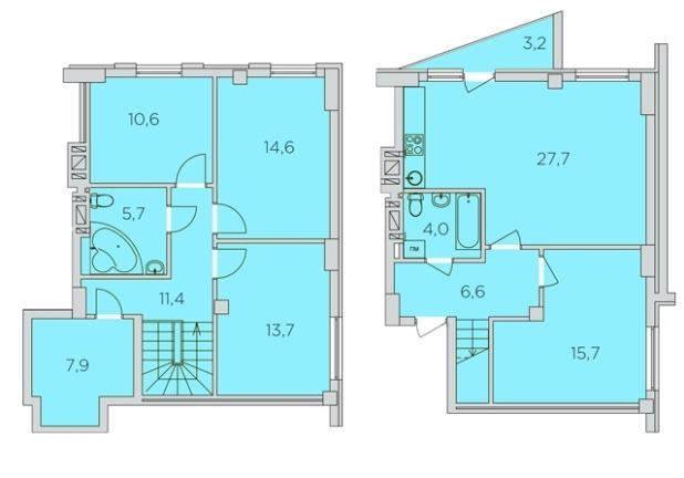 Двухуровневая 118.8 м² в ЖК 360 от 19 150 грн/м², Ровно