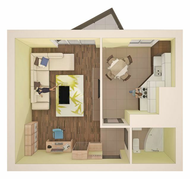 1-комнатная 42.63 м² в ЖК Manhattan от застройщика, Львов