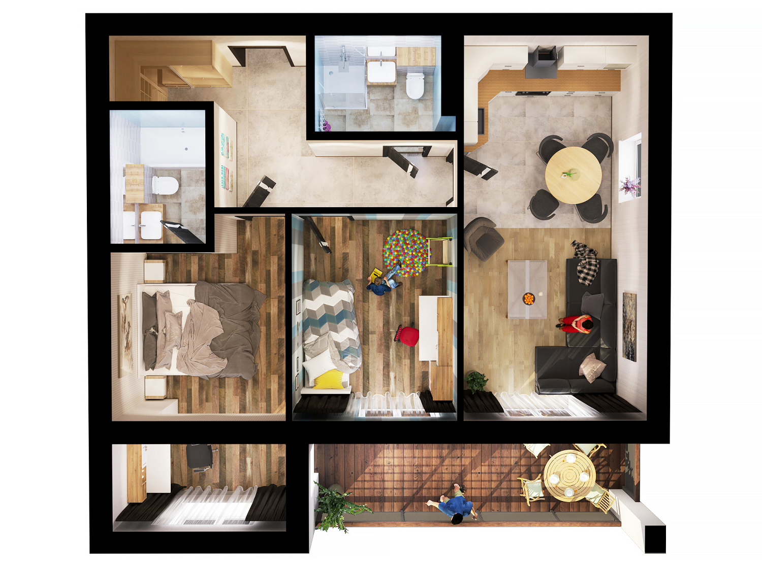 2-кімнатна 71.93 м² в ЖК Desna residence від 18 000 грн/м², с. Зазим`я