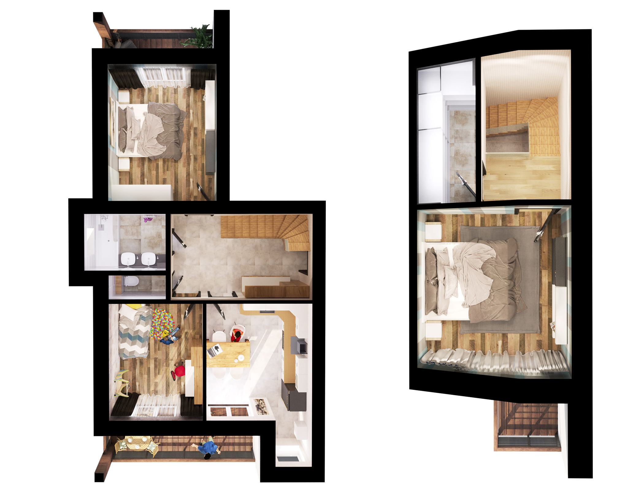 Дворівнева 82.89 м² в ЖК Desna residence від забудовника, с. Зазим`я