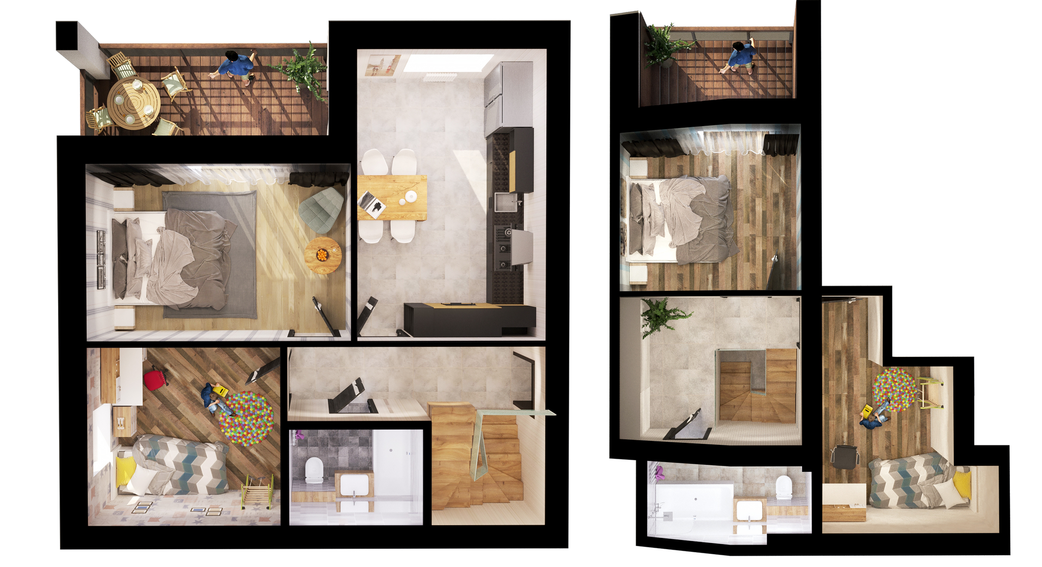 Дворівнева 101.63 м² в ЖК Desna residence від забудовника, с. Зазим`я