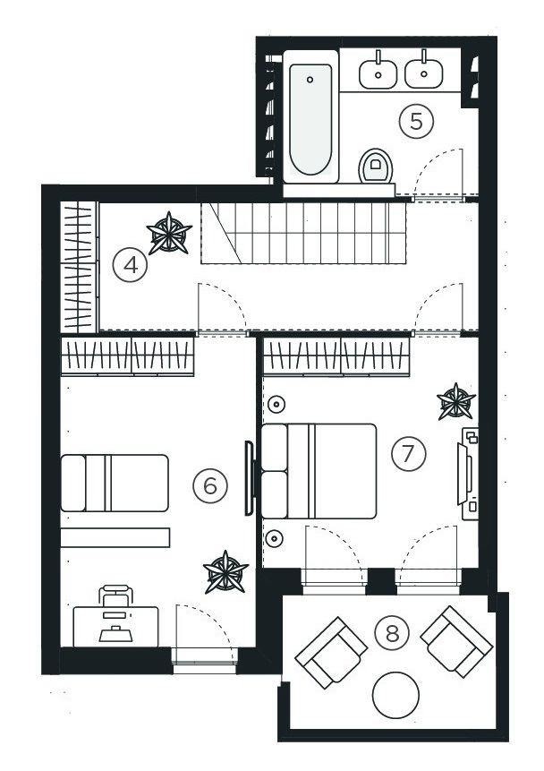 Таунхаус 87.43 м² в Таунхауси Park Town від 24 019 грн/м², смт Гостомель