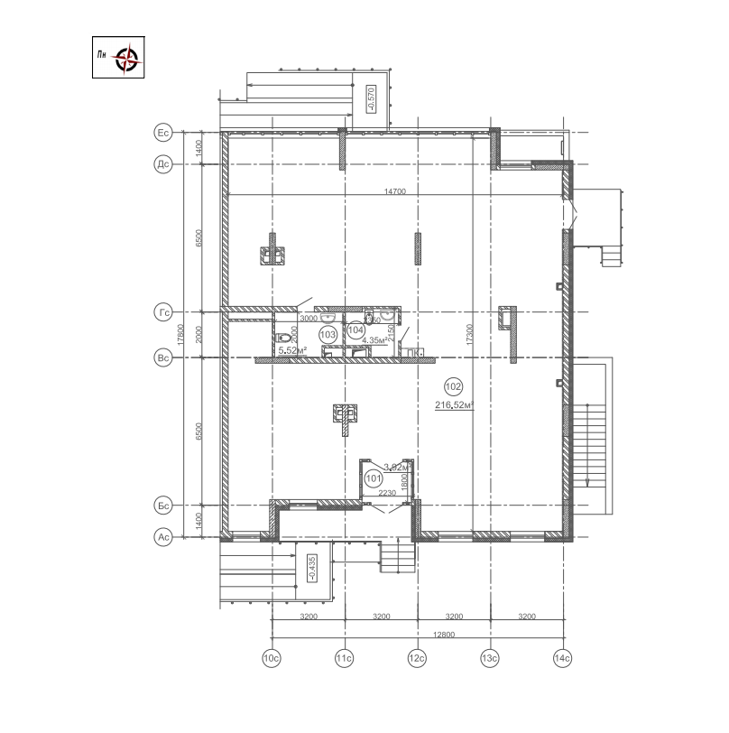 Помещение свободного назначения 230.31 м² в ЖК Рідне місто от 32 000 грн/м², Киев
