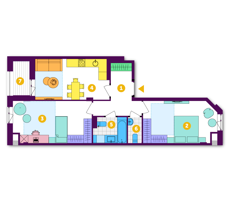 2-кімнатна 66.47 м² в ЖК Respublika від 34 250 грн/м², Київ