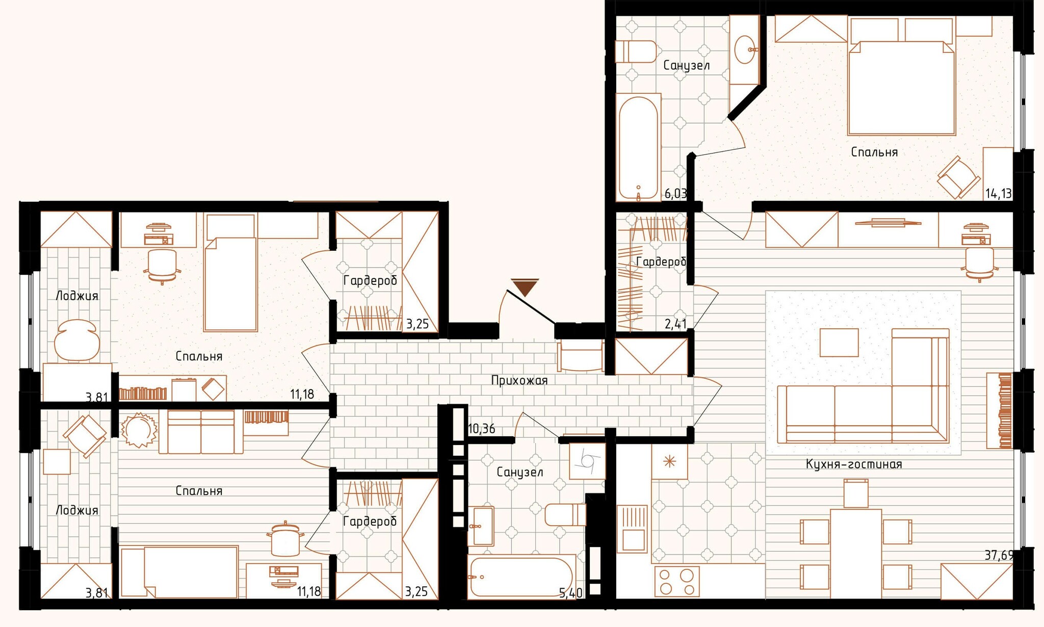 3-комнатная 112.5 м² в ЖК Новая Англия от 24 000 грн/м², Киев