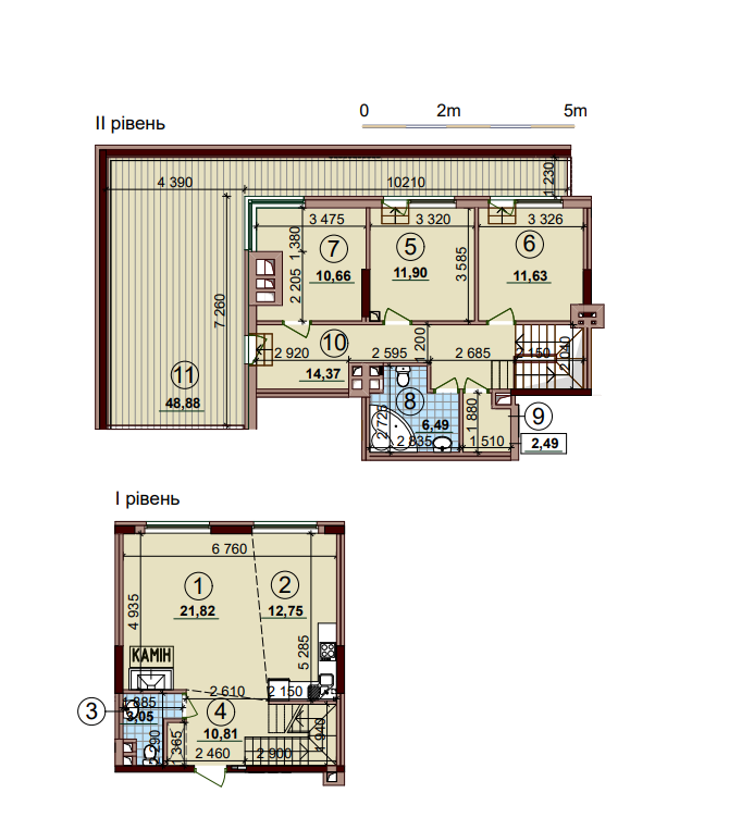 Двухуровневая 176.78 м² в ЖК Варшавский Плюс от 19 462 грн/м², Киев