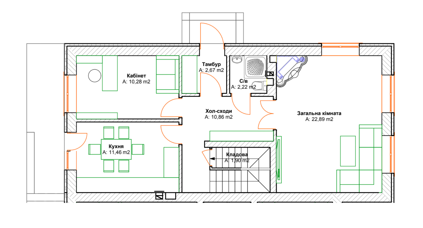 Таунхаус 125 м² в Таунхауси Way Home від забудовника, м. Ірпінь