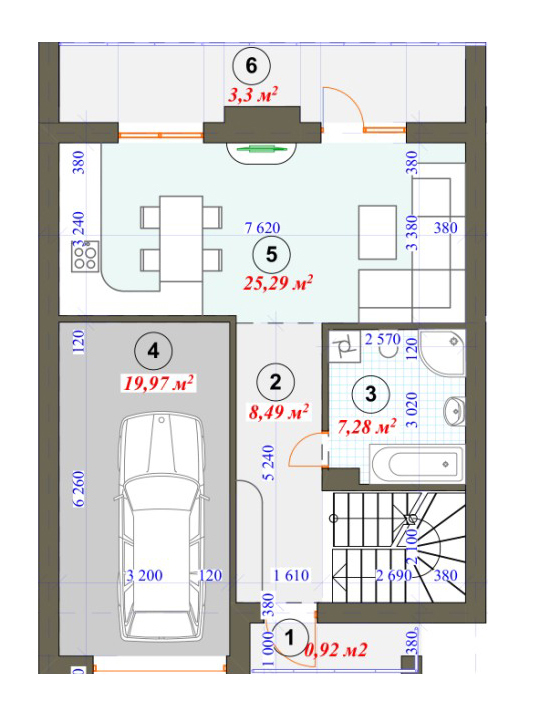Таунхаус 130.08 м² в Таунхаусы IF village от 13 607 грн/м², Ивано-Франковск