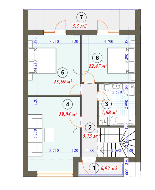 Таунхаус 130.08 м² в Таунхаусы IF village от 13 607 грн/м², Ивано-Франковск