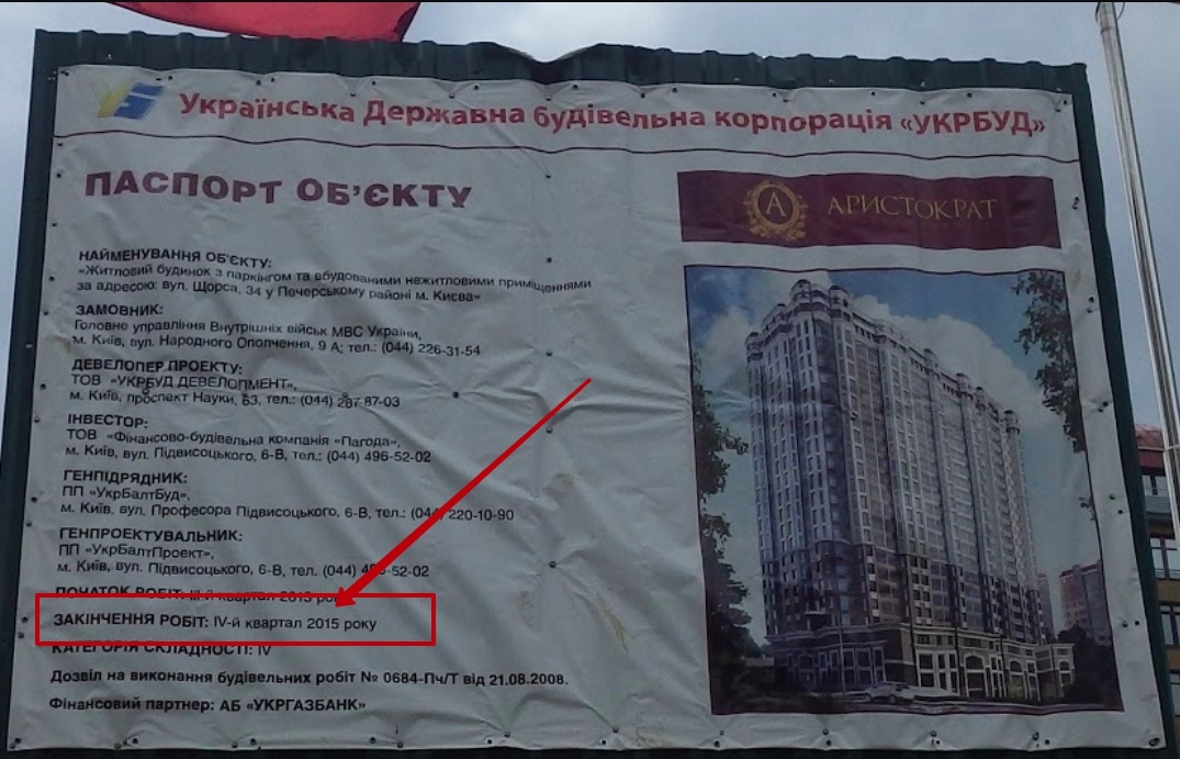 Сертификат о готовности Дом, ЖК Аристократ