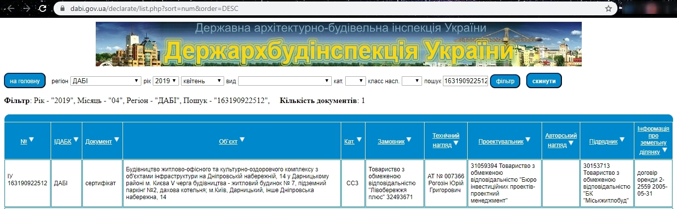 Сертификат о готовности Дом 7, ЖК RiverStone