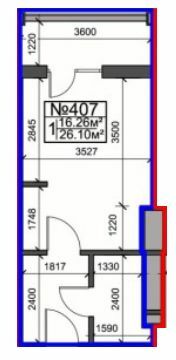 1-комнатная 26.1 м² в ЖК Британский дом от 30 650 грн/м², Харьков
