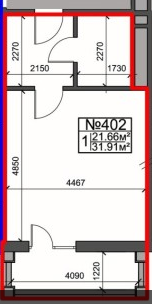 1-комнатная 31.91 м² в ЖК Британский дом от 20 900 грн/м², Харьков