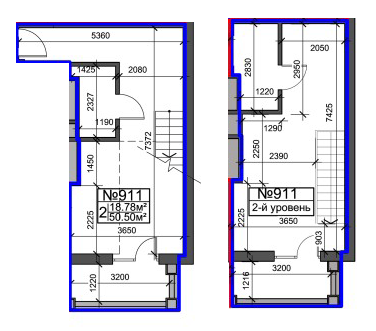 Двухуровневая 50.5 м² в ЖК Британский дом от 30 050 грн/м², Харьков
