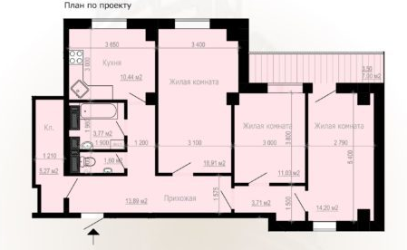 3-кімнатна 86.33 м² в ЖК Будинок на Зерновій від 14 400 грн/м², Харків
