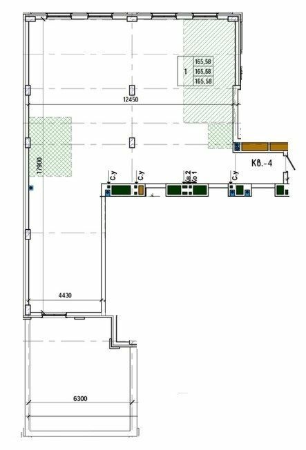Свободная планировка 165.58 м² в ЖК Park Residence от 41 200 грн/м², Днепр