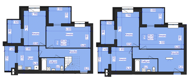 Двухуровневая 165.49 м² в ЖК Олимпийский от 17 500 грн/м², Харьков