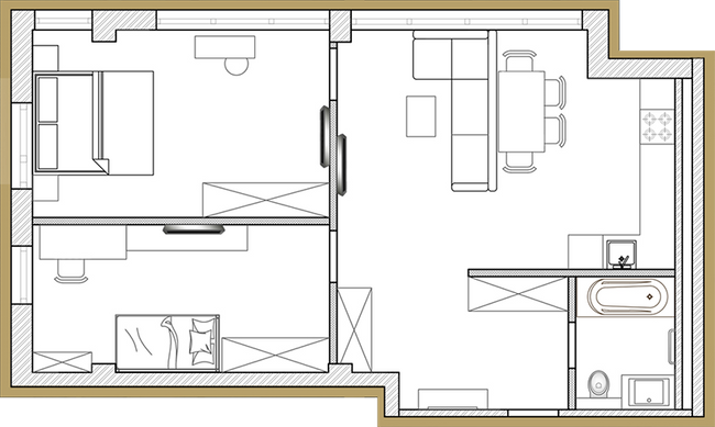 2-комнатная 60.47 м² в ЖК Premier Park от 41 250 грн/м², Днепр
