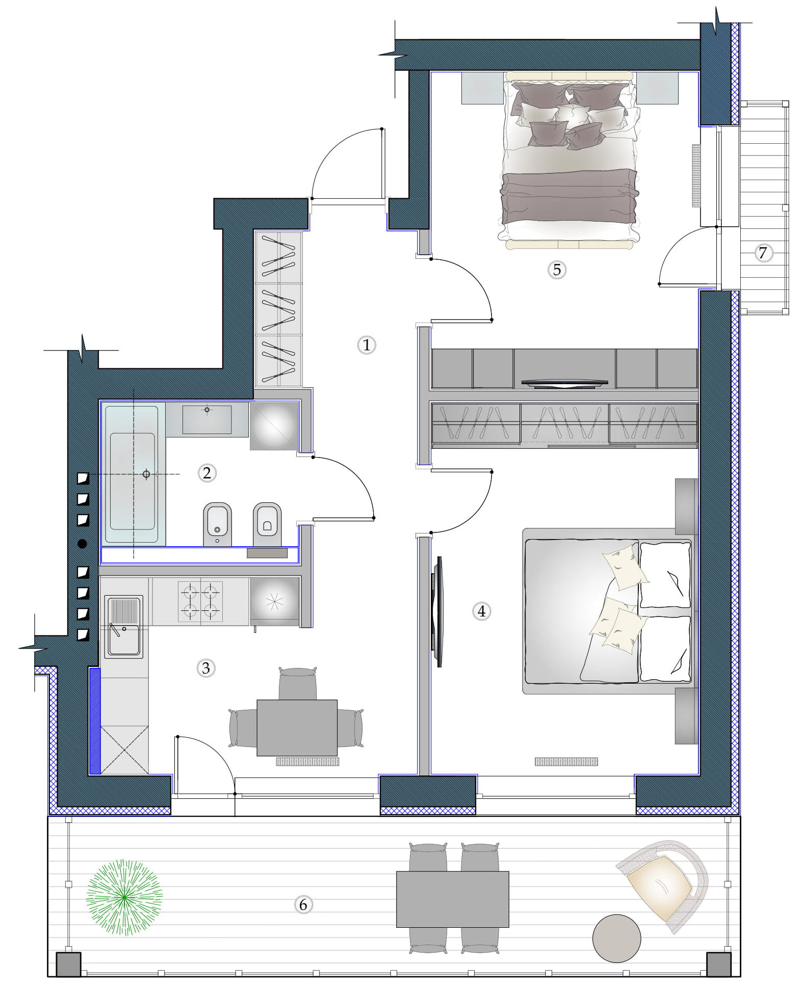 2-кімнатна 60.4 м² в ЖК Софія від 27 700 грн/м², Харків