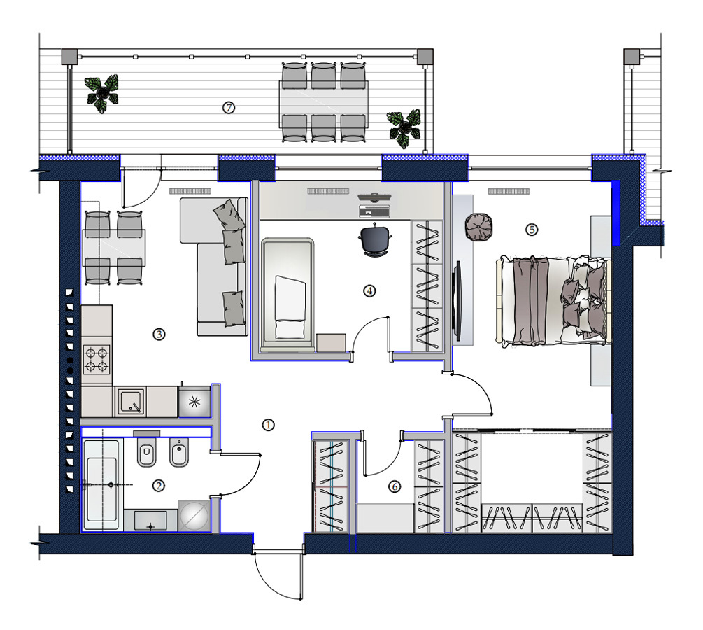 2-кімнатна 73.02 м² в ЖК Софія від 27 900 грн/м², Харків