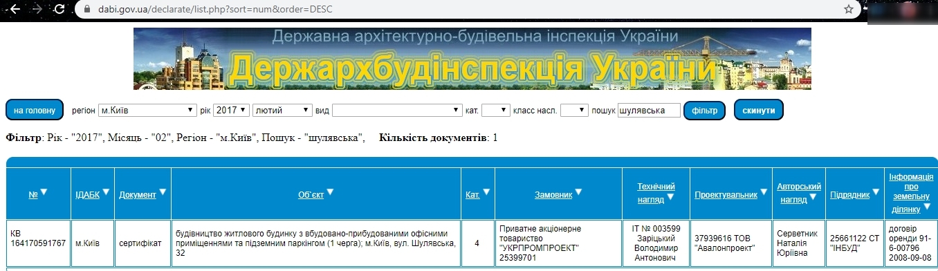 Сертифікат про готовність 1/26, ЖБ по пров. Тбіліский, 1/26