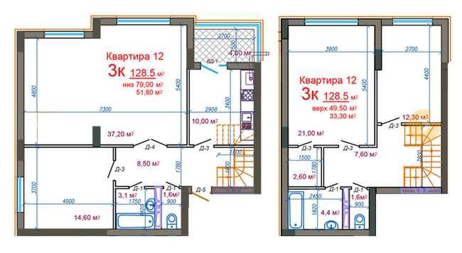 Двухуровневая 128.5 м² в ЖК Княжий от 18 000 грн/м², Житомир