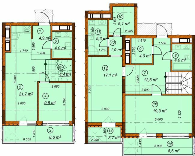 Дворівнева 134.8 м² в ЖК 4 сезони від 29 900 грн/м², Київ