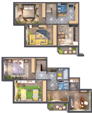Дворівнева 136.7 м² в ЖК Lemonade від 16 500 грн/м², Київ