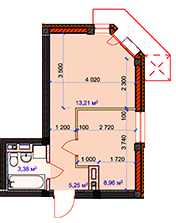 1-кімнатна 32.13 м² в ЖК Власна квартира від 39 050 грн/м², Київ