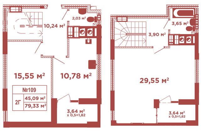 Двухуровневая 79.33 м² в ЖК Crystal Avenue от 17 900 грн/м², с. Петропавловская Борщаговка