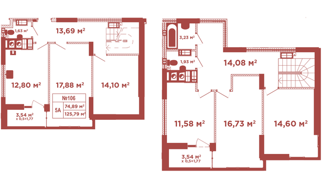 Двухуровневая 125.79 м² в ЖК Crystal Avenue от 17 900 грн/м², с. Петропавловская Борщаговка