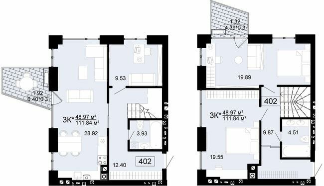 Дворівнева 111.84 м² в ЖК City Lake від 19 500 грн/м², с. Шевченкове