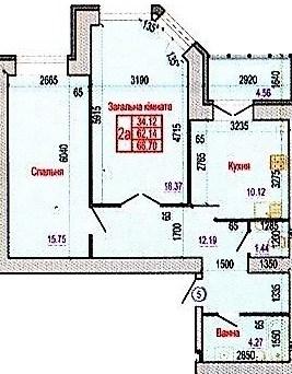 2-кімнатна 66.7 м² в ЖК на вул. Героїв Крут, 60 від 11 500 грн/м², Суми