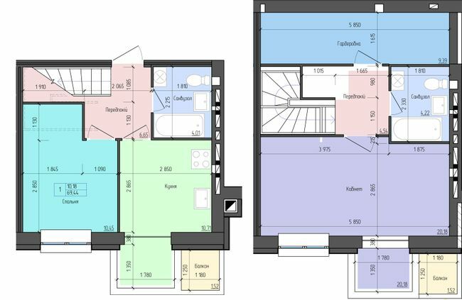 Дворівнева 69.44 м² в ЖК Eco House від 14 200 грн/м², Рівне