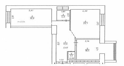 2-комнатная 82.4 м² в ЖК Rivbud от 17 200 грн/м², Ровно