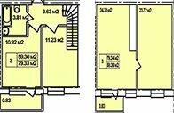Двухуровневая 79.34 м² в ЖК на вул. Коваля, 2 от 17 200 грн/м², г. Березно