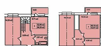 Двухуровневая 86.19 м² в ЖК на вул. Коваля, 2 от 17 200 грн/м², г. Березно