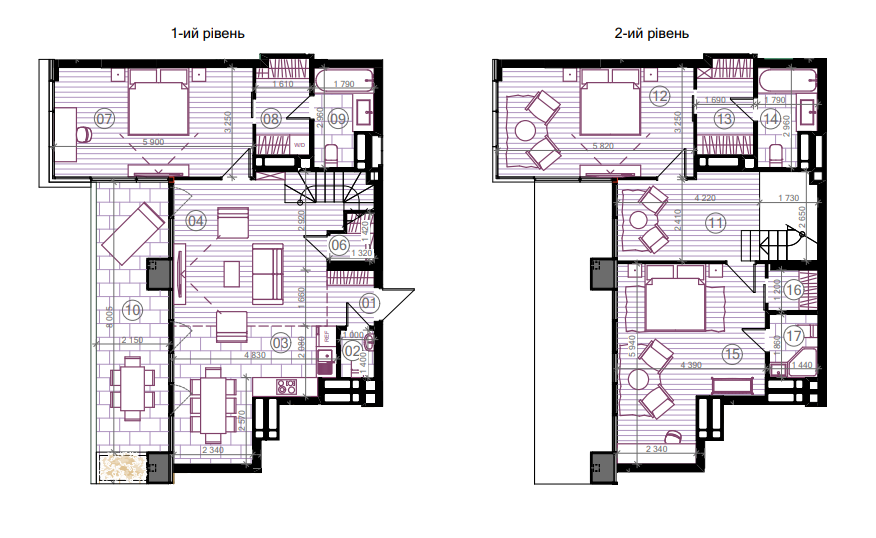 Дворівнева 139.51 м² в ЖК Creator City від 53 831 грн/м², Київ