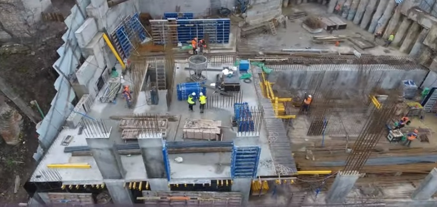 Хід будівництва КБ Concordia, груд, 2019 рік