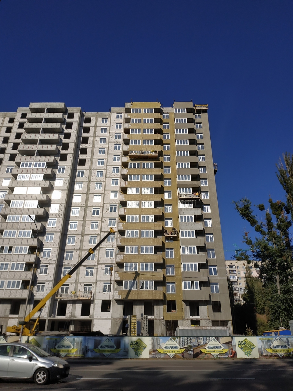 Хід будівництва ЖК Набережний, жовт, 2019 рік