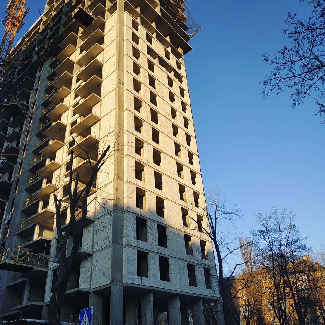 Хід будівництва ЖК Метрополія Дарниця, груд, 2019 рік