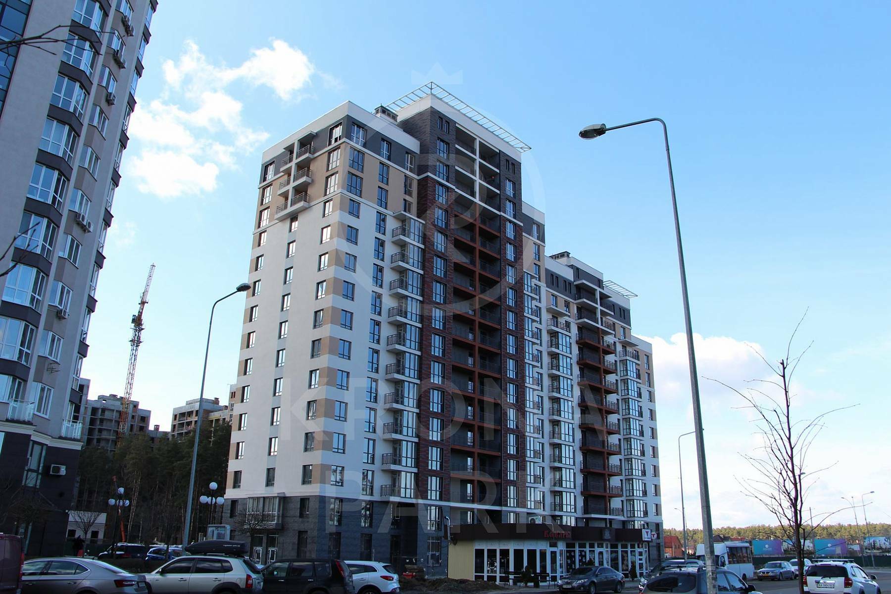 Хід будівництва ЖК Krona Park, лют, 2020 рік