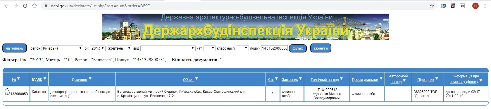 Сертификат о готовности Дом, ЖК на ул. Вишневая, 17