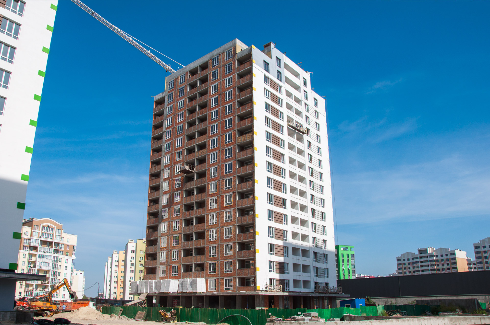 Хід будівництва ЖК Акварелі-2, вер, 2019 рік
