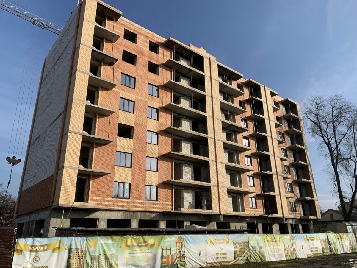 Хід будівництва ЖК Тріумф Софіївський, бер, 2020 рік