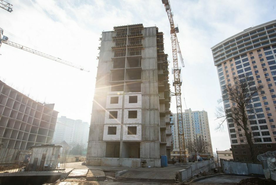 Хід будівництва ЖК П'ятдесят перша перлина, січ, 2020 рік